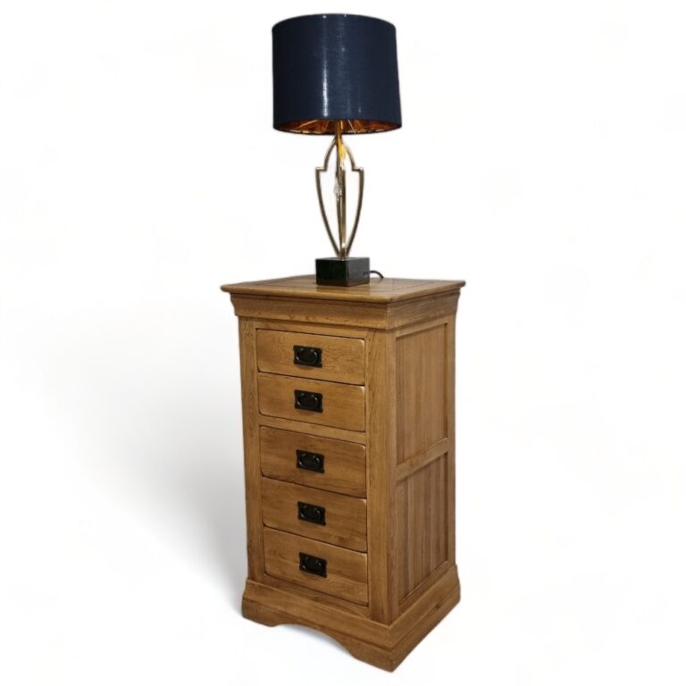 Oak FurnitureLand French farmhouse tallboy (5) Oak FurnitureLand French farmhouse tallboy (5)