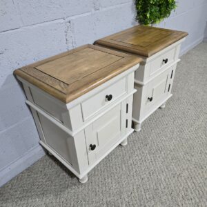 Shay Pre-Owned Bedside Drawers Almond Grey. Shay Pre-Owned Bedside Drawers Almond Grey.
