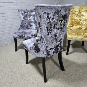 Barker and Stonehouse Velvet Dining Chairs Barker and Stonehouse Velvet Dining Chairs
