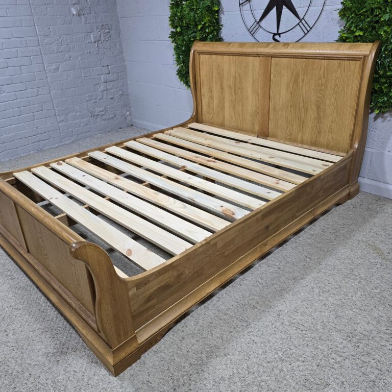 Lyon Sleigh Bed Solid Oak Frame Lyon Sleigh Bed Solid Oak Frame