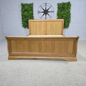 Lyon Sleigh Bed Solid Oak Frame Lyon Sleigh Bed Solid Oak Frame