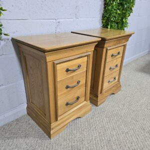 Pair of Fortune Wood Lyon Bedside Drawers