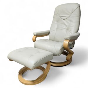 Second Hand Hiomlla Armchair Cream Leather Second Hand Hiomlla Armchair Cream Leather