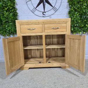 Bevel Natural Oak Sideboard Bevel Natural Oak Sideboard