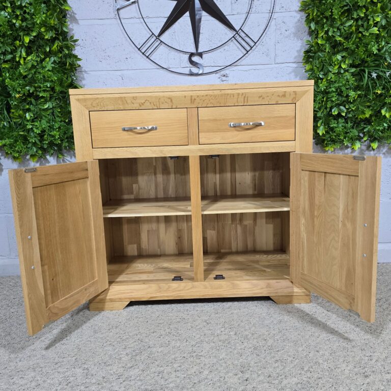 Bevel Natural Oak Sideboard Bevel Natural Oak Sideboard