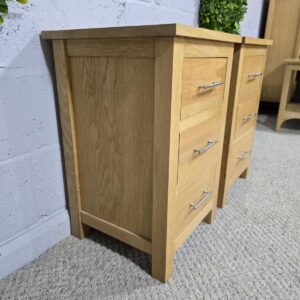 Barker and Stonehouse Oak Bedside Drawers Barker and Stonehouse Oak Bedside Drawers
