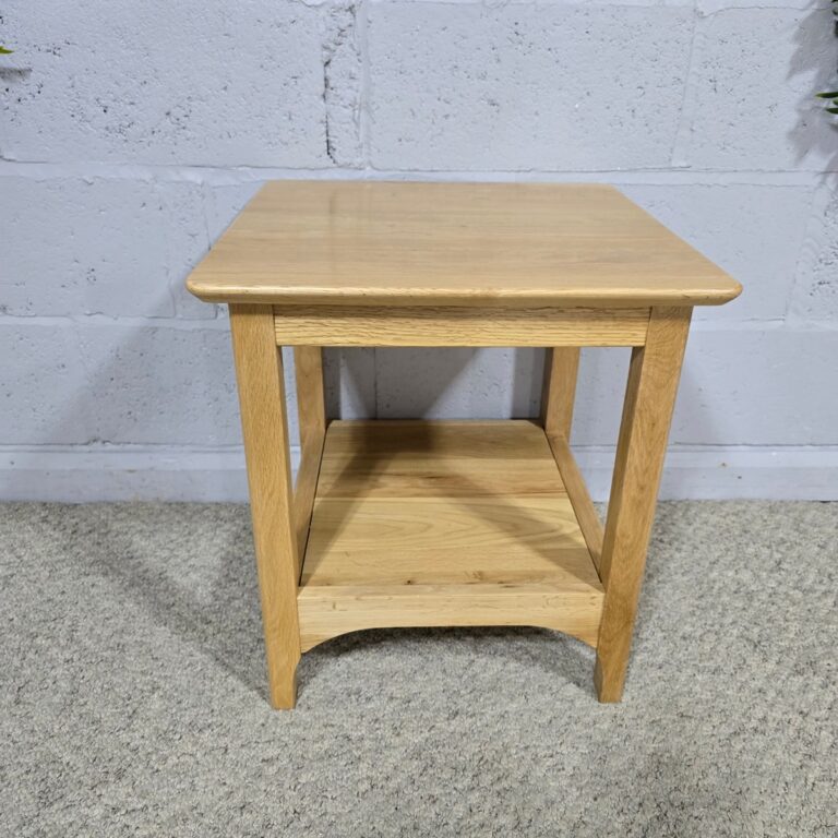 Solid Oak Side Table Second Hand Solid Oak Side Table Second Hand