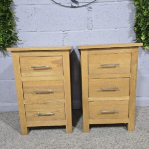 Barker and Stonehouse Oak Bedside Drawers Barker and Stonehouse Oak Bedside Drawers