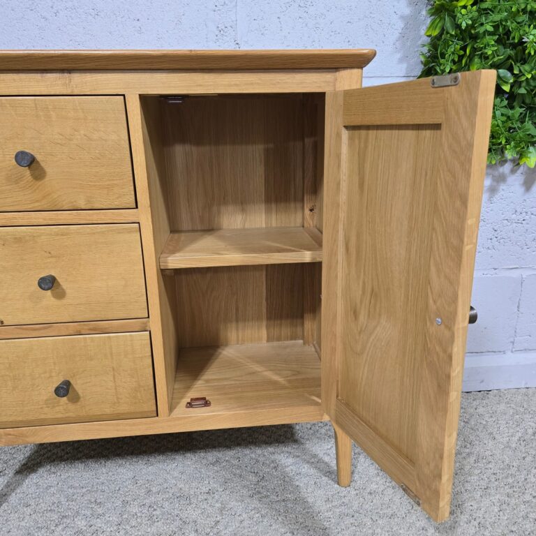 Solid Oak Sideboard, Pre-Owned Treasure Solid Oak Sideboard, Pre-Owned Treasure