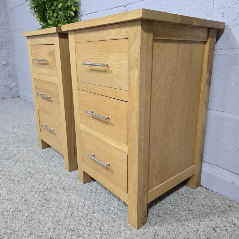 Barker and Stonehouse Oak Bedside Drawers Barker and Stonehouse Oak Bedside Drawers