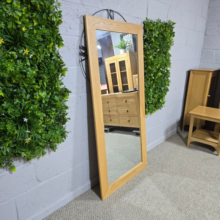 Solid Oak Mirror Timeless Style Solid Oak Mirror Timeless Style
