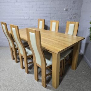 Pre-Loved Oak Dining Set Elegant Design Pre-Loved Oak Dining Set Elegant Design