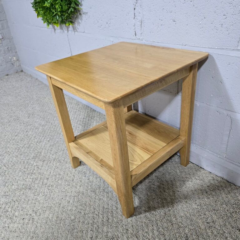 Solid Oak Side Table Second Hand Solid Oak Side Table Second Hand