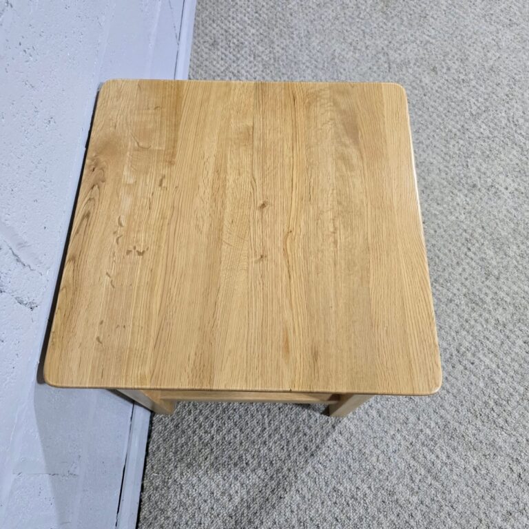 Solid Oak Side Table Second Hand Solid Oak Side Table Second Hand