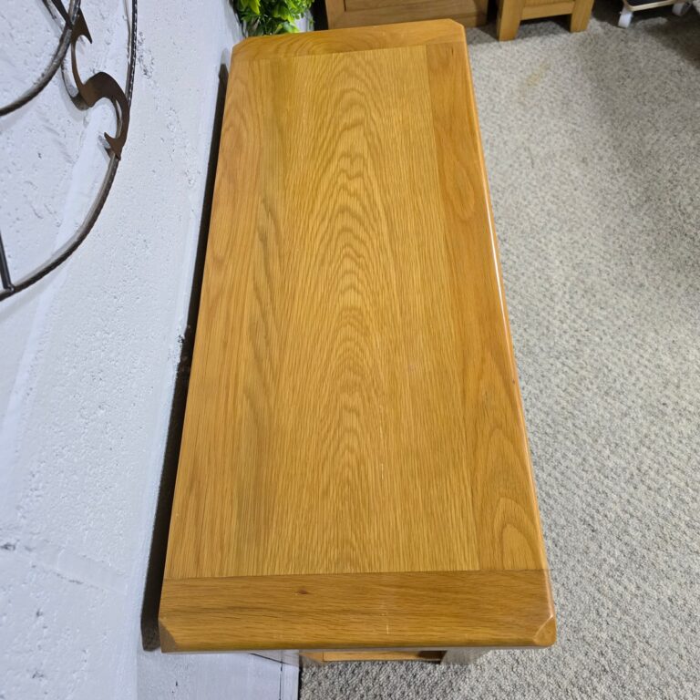 Second-Hand Solid Oak Console Table Second-Hand Solid Oak Console Table