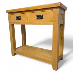Second-Hand Solid Oak Console Table Second-Hand Solid Oak Console Table