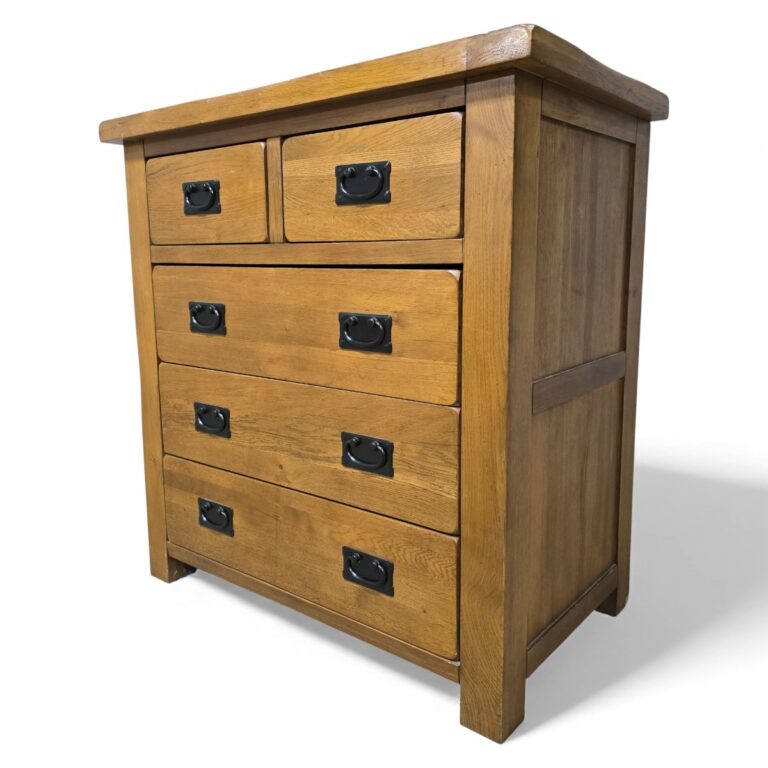 Oak Furniture Land Original Rustic Chest Pre-Loved