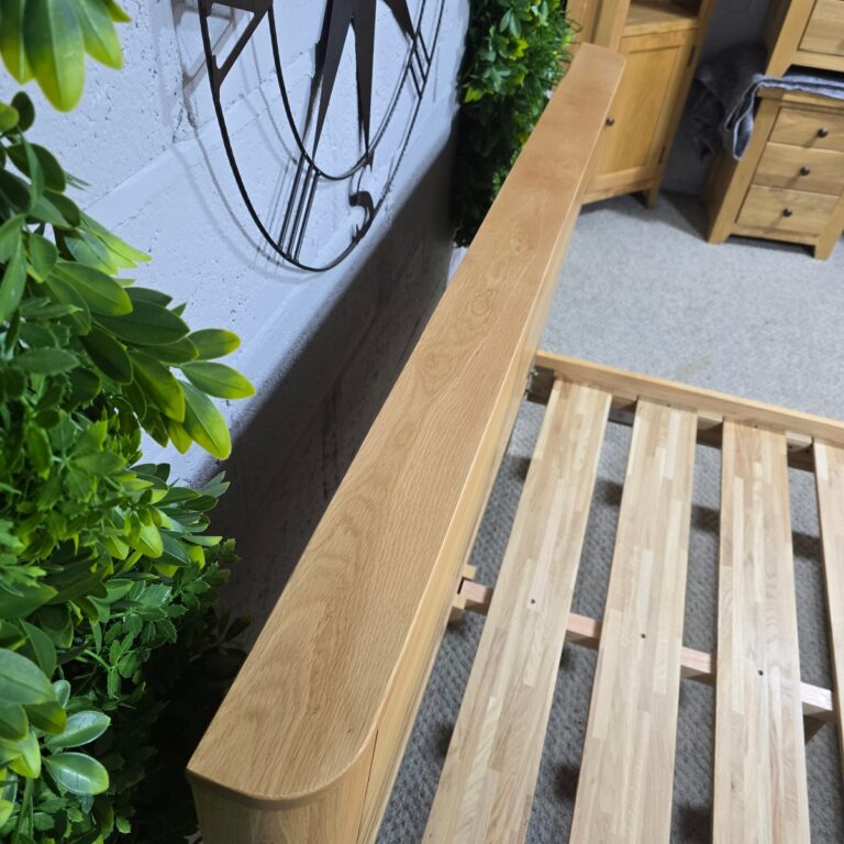 Romsey Double Bed Frame Solid Oak Romsey Double Bed Frame Solid Oak