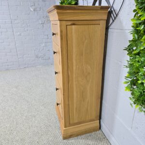 Barker and Stonehouse Rustic Oak Tallboy