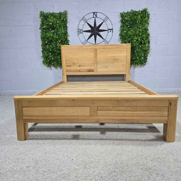 Romsey Double Bed Frame Solid Oak Romsey Double Bed Frame Solid Oak