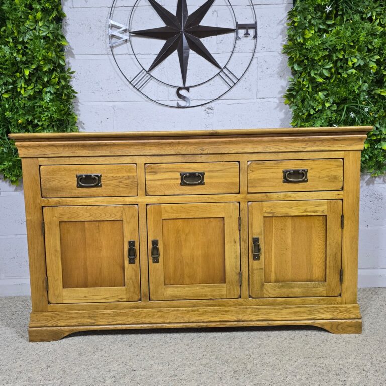 French Farmhouse Sideboard in Medium Oak