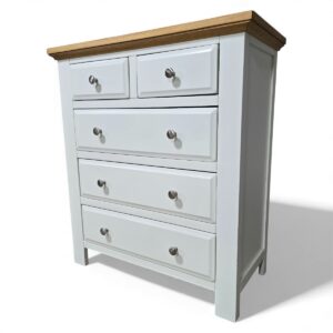 Next Chest of Drawers in Cream and Oak Next Chest of Drawers in Cream and Oak