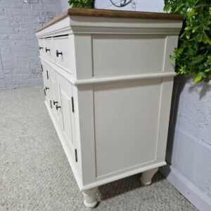 Oak Furniture Land Shay Sideboard in Almond Grey
