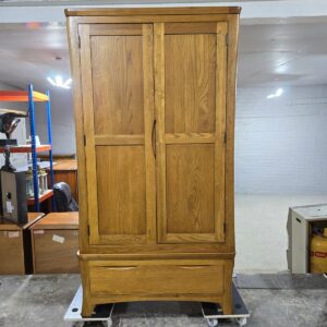 Second Hand Oak Furniture Land Orrick Solid Oak Double Wardrobe Second Hand Oak Furniture Land Orrick Solid Oak Double Wardrobe