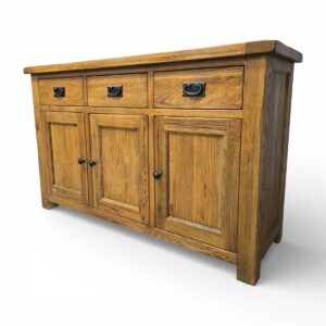 Explore the timeless charm of this pre-loved Barker and Stonehouse Rustic Solid Oak Sideboard.