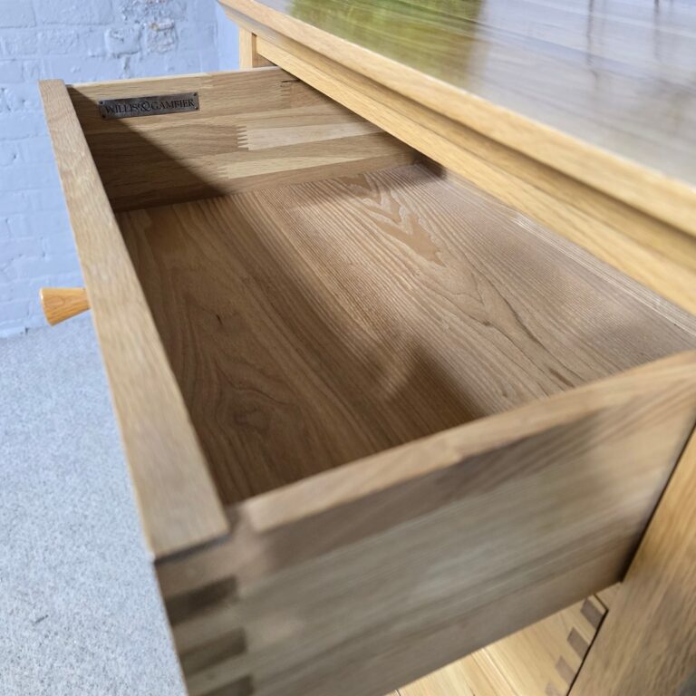 Elegant Willis and Gambier Espirit Solid Oak Tallboy - Save Big on Second-Hand Luxury. Elegant Willis and Gambier Espirit Solid Oak Tallboy - Save Big on Second-Hand Luxury.
