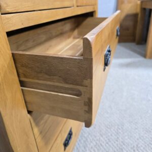 Explore the charm of this PreLoved Oak Furniture Land Original Rustic chest of drawers. Explore the charm of this PreLoved Oak Furniture Land Original Rustic chest of drawers.
