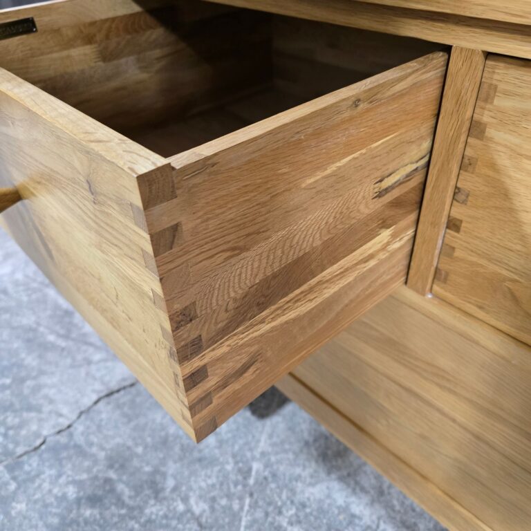 Elegant Willis and Gambier Espirit Double Wardrobe in Solid Oak and Oak Veneer Elegant Willis and Gambier Espirit Double Wardrobe in Solid Oak and Oak Veneer