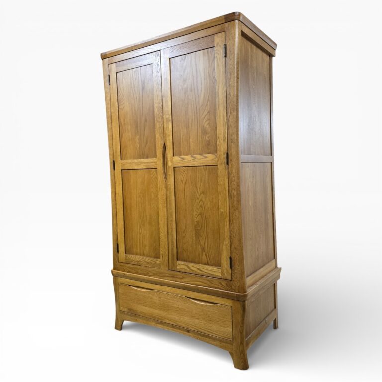Second Hand Oak Furniture Land Orrick Solid Oak Double Wardrobe Second Hand Oak Furniture Land Orrick Solid Oak Double Wardrobe