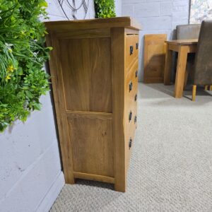 Explore the charm of this PreLoved Oak Furniture Land Original Rustic chest of drawers. Explore the charm of this PreLoved Oak Furniture Land Original Rustic chest of drawers.