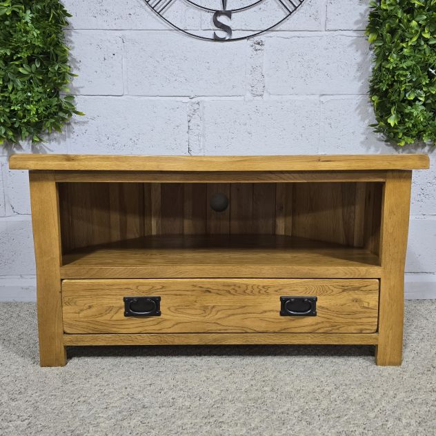 Second Hand Oak Furniture Land Original Rustic Range TV Stand