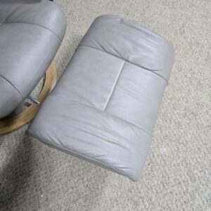 Peek inside its story... then write your own chapter with the Ekornes Stressless Mayfair Recliner & Footstool Peek inside its story... then write your own chapter with the Ekornes Stressless Mayfair Recliner & Footstool