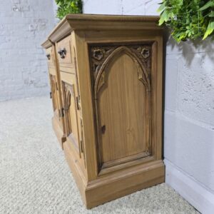 Barker and Stonehouse Pre-Loved Gothic Reclaimed Wood Bedside Drawers Barker and Stonehouse Pre-Loved Gothic Reclaimed Wood Bedside Drawers