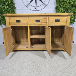 Barker and Stonehouse Solid Oak Sideboard: Timeless Quality and Character