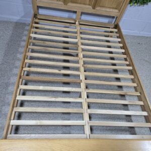 Pre-owned Oak Furniture Land Canterbury Double Bed: Timeless Elegance for Less