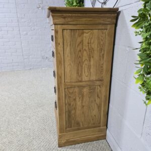 Peek inside its story... then write your own chapter with this pre-owned Oak Furniture Land French Farmhouse tallboy Peek inside its story... then write your own chapter with this pre-owned Oak Furniture Land French Farmhouse tallboy