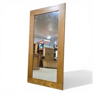French Farmhouse Rustic Solid Oak Wall Mirror: Second-Hand Luxury at a Fraction of the Cost French Farmhouse Rustic Solid Oak Wall Mirror: Second-Hand Luxury at a Fraction of the Cost