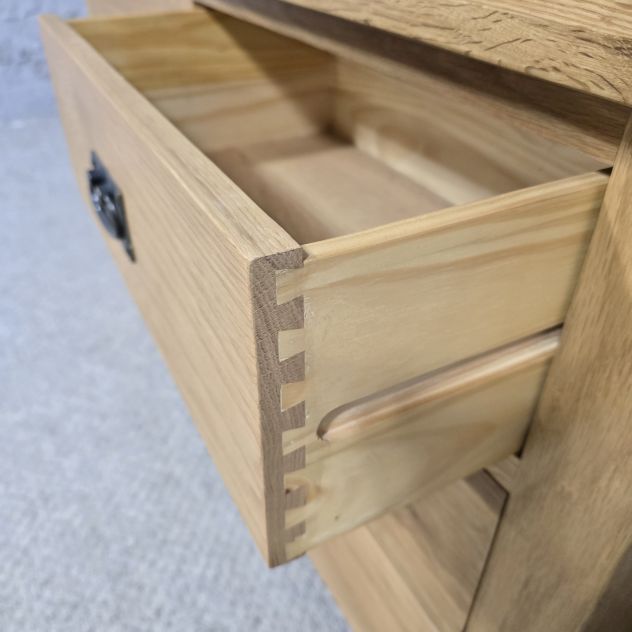 PreLoved Barker and Stonehouse Solid Oak Double Chest of Drawers - Save Over 50% PreLoved Barker and Stonehouse Solid Oak Double Chest of Drawers - Save Over 50%