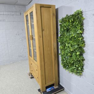 Pre-loved Barker and Stonehouse Solid Oak Display Unit: Timeless Elegance Pre-loved Barker and Stonehouse Solid Oak Display Unit: Timeless Elegance