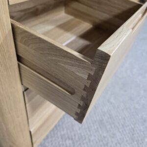 PreLoved Oak Furniture Land Romsey Solid Oak Seven-Drawer Chest PreLoved Oak Furniture Land Romsey Solid Oak Seven-Drawer Chest