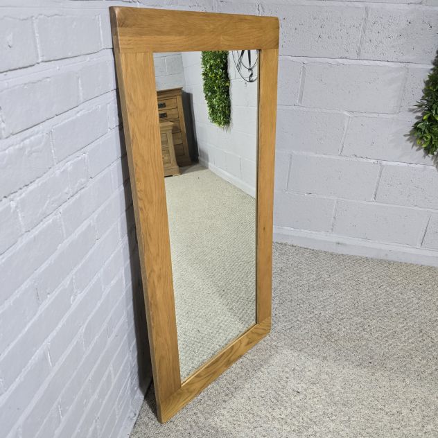 French Farmhouse Rustic Solid Oak Wall Mirror: Second-Hand Luxury at a Fraction of the Cost French Farmhouse Rustic Solid Oak Wall Mirror: Second-Hand Luxury at a Fraction of the Cost