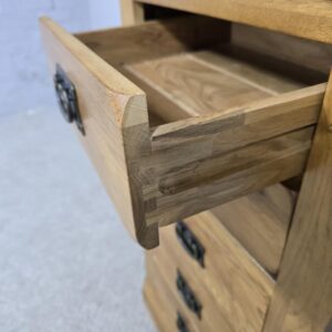 Pre-owned Oak Furniture Land French Farmhouse Tallboy: Timeless Charm and Huge Savings Pre-owned Oak Furniture Land French Farmhouse Tallboy: Timeless Charm and Huge Savings