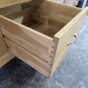 Elegant Oak FurnitureLand Bevel Triple Wardrobe in Solid Oak