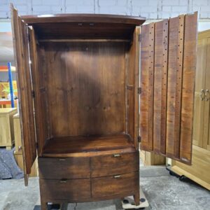 Peek inside its story... then write your own chapter with this pre-owned Barker and Stonehouse Navajos double wardrobe. Peek inside its story... then write your own chapter with this pre-owned Barker and Stonehouse Navajos double wardrobe.
