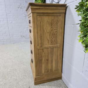 Pre-owned Oak Furniture Land French Farmhouse Tallboy: Timeless Charm and Huge Savings Pre-owned Oak Furniture Land French Farmhouse Tallboy: Timeless Charm and Huge Savings