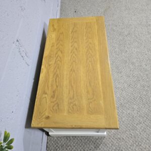 Barker and Stonehouse Pre-Loved Solid Oak Top Blanket Box in Cream Barker and Stonehouse Pre-Loved Solid Oak Top Blanket Box in Cream